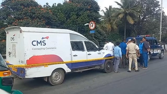 Bengaluru cash van robbery case solved 5 crore rec