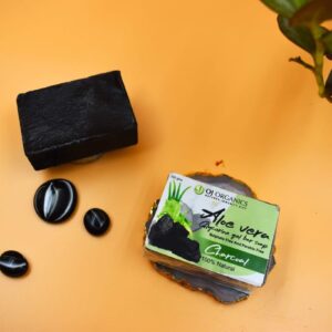 Aloevera Glycerine Soap - Charcoal | 100gms