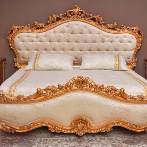 Royal looking Bed with Ultra Luxury side tables