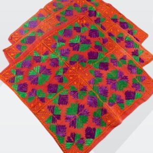 Handcrafted Phulkari Cushion Covers | Set of 3