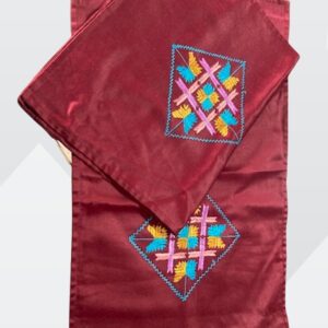 Hand Made Pillow Cover | Maroon