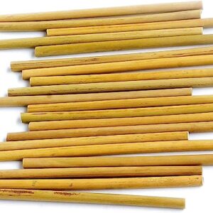 Handmade Bamboo Straws | 5.7” – 5.9” | Long | 0.20”-0.24” Diameter