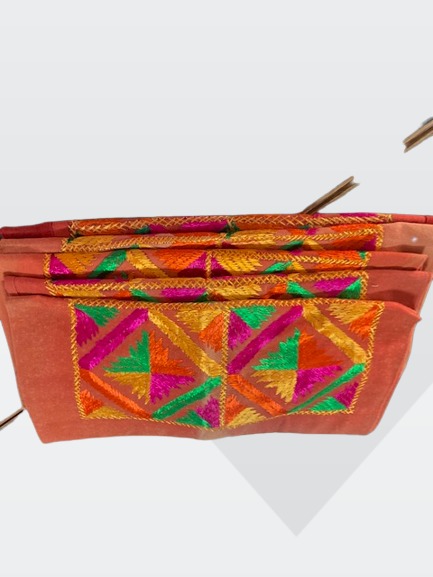 Multicolored Cotton Cushion - Image 2