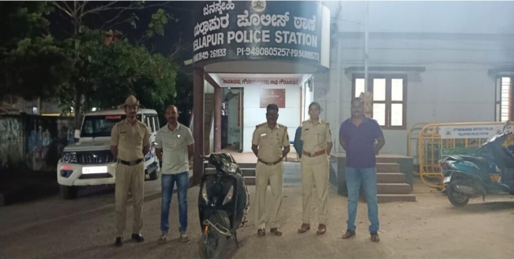 Yellapur bike theft case accused arrested police s